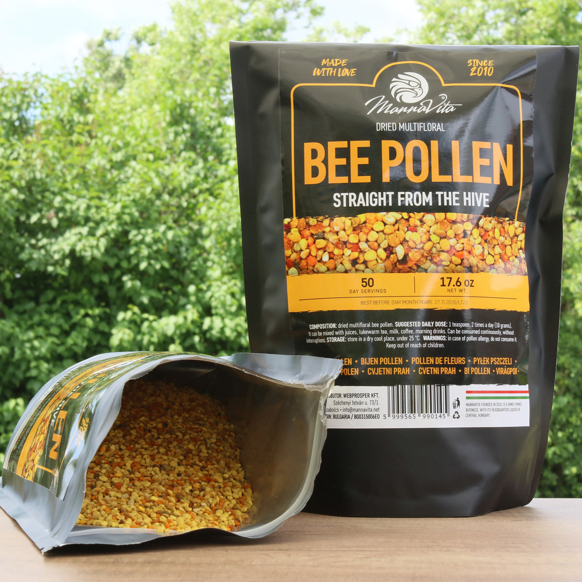 Mannavita dried Multifloral Bee pollen • 500 g