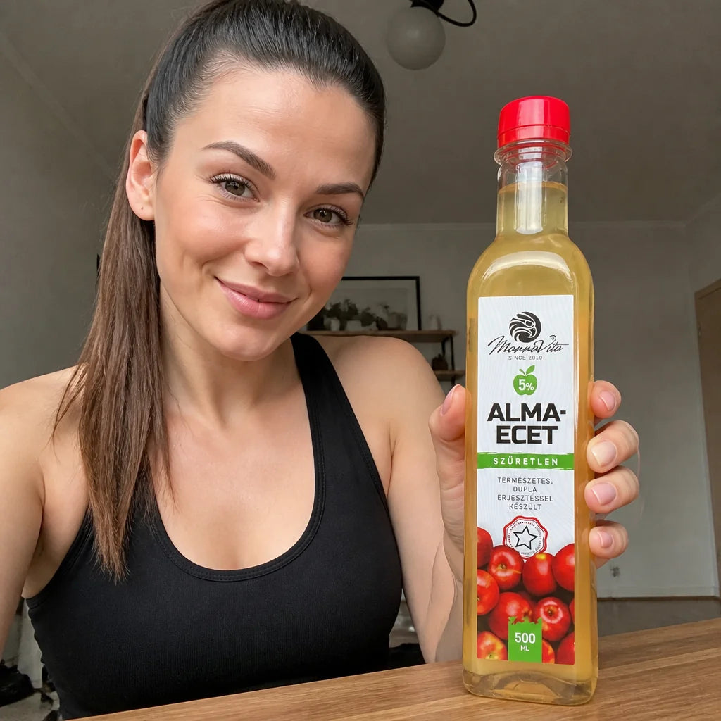 Mannavita unfiltered Apple Cider Vinegar with double Fermentation • 500 ml