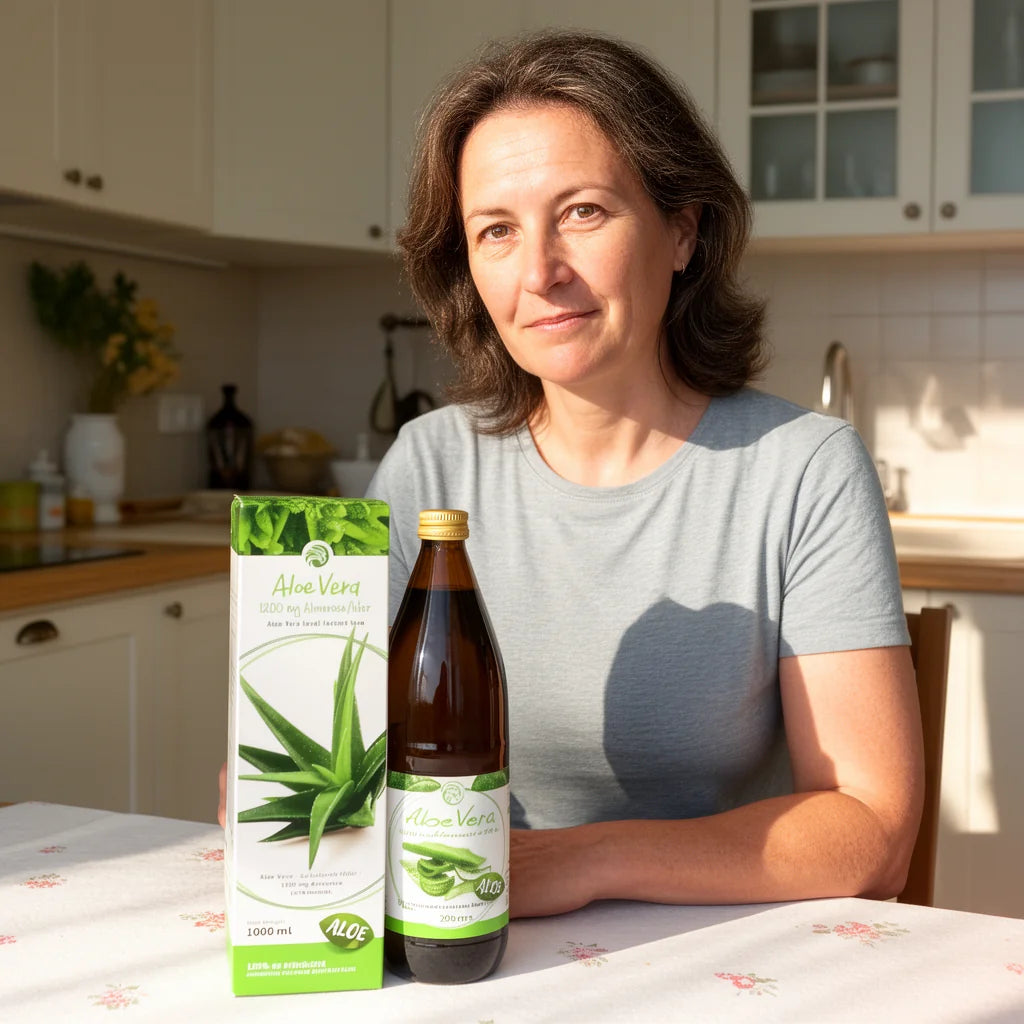 Mannavita Aloe vera 100% pure pressed juice • 1000 ml