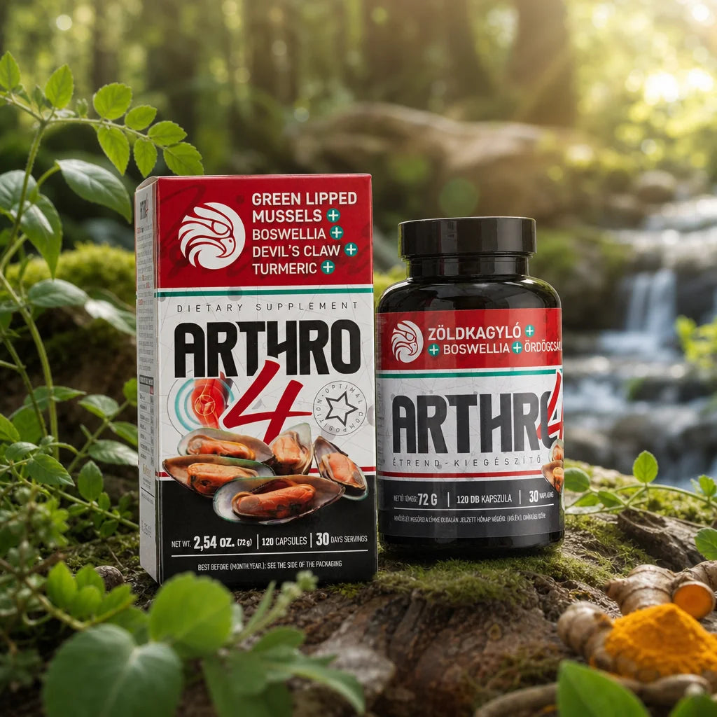 ARTHRO4 • Joint + cartilage complex • with Green-lipped mussel • 120 capsules