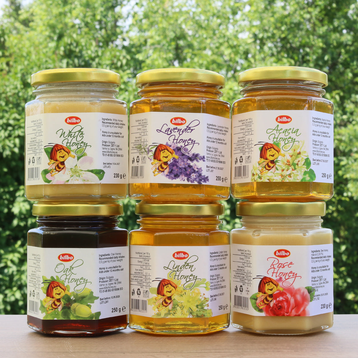 Bilbo raw Rose honey • 230 g