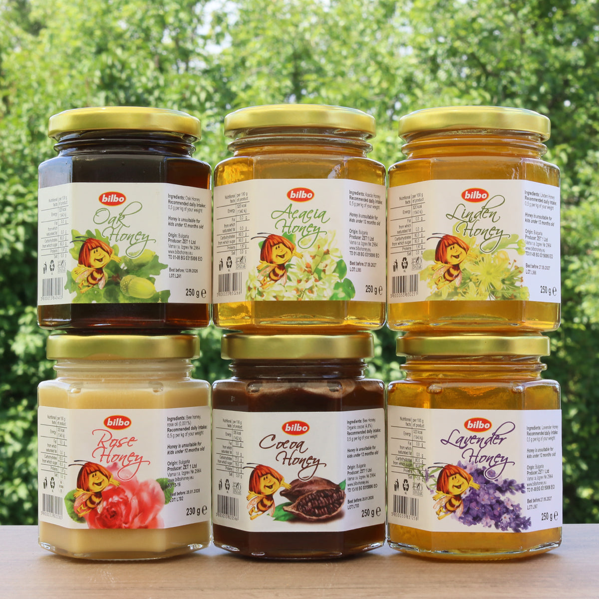 Bilbo raw Acacia honey • 250 g