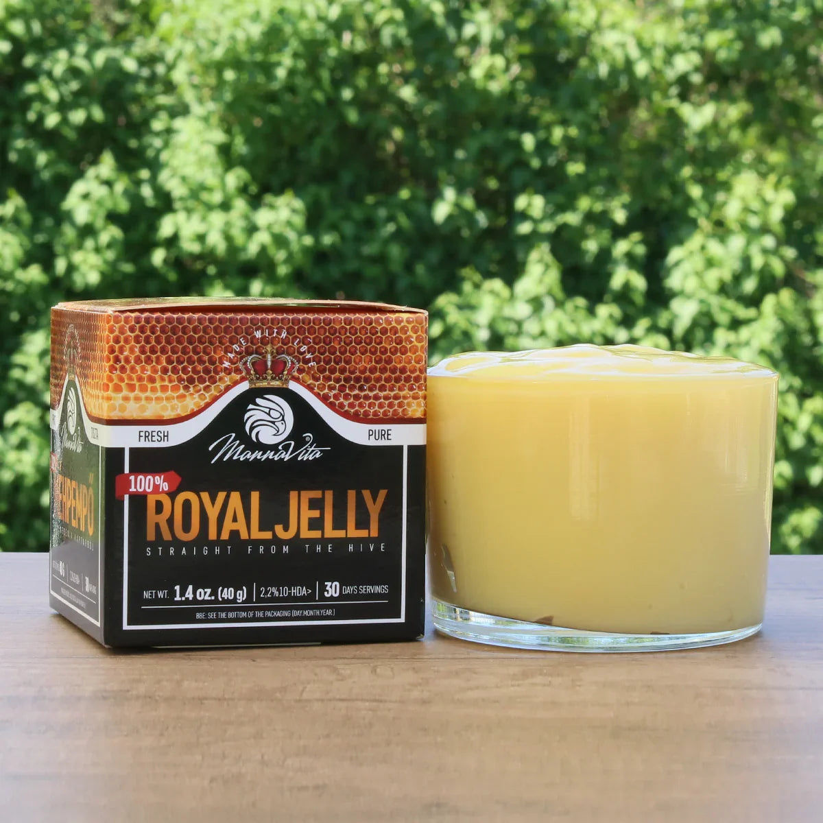 Mannavita fresh pure royal jelly • 2.2% 10-HDA • 40g - Mannavita