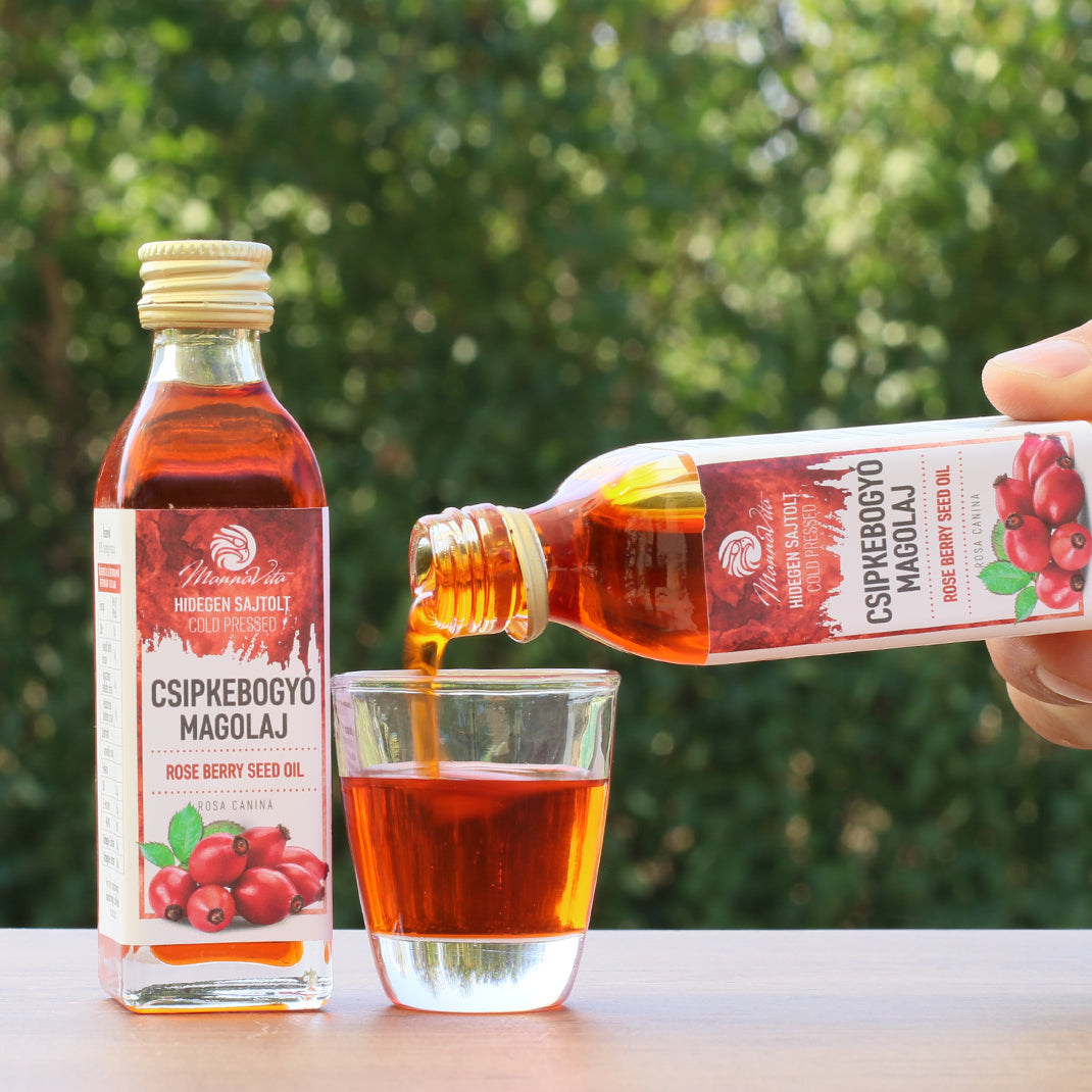 Mannavita Hungarian cold-pressed Rosehip seed oil • 40 ml