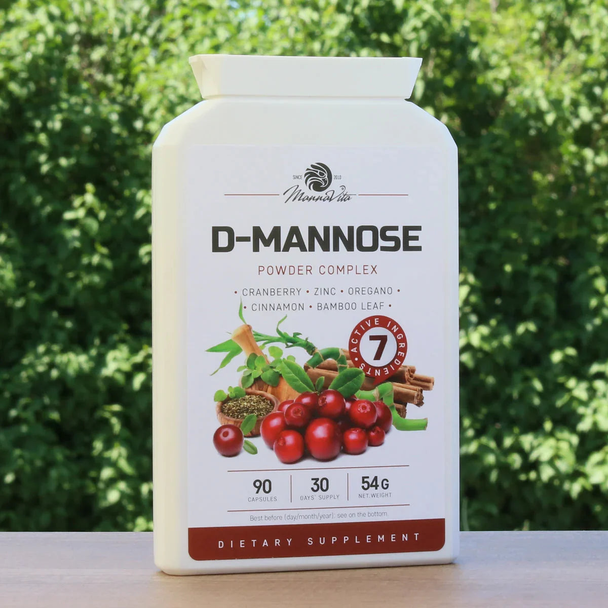 Mannavita D-mannose Complex • with Cranberry extract • 90 capsules - Mannavita