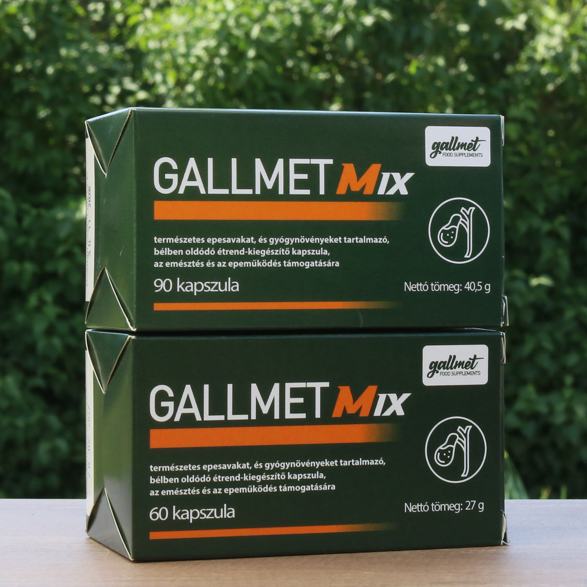 Gallmet Mix bile acid + herbal capsule • 90 pcs.