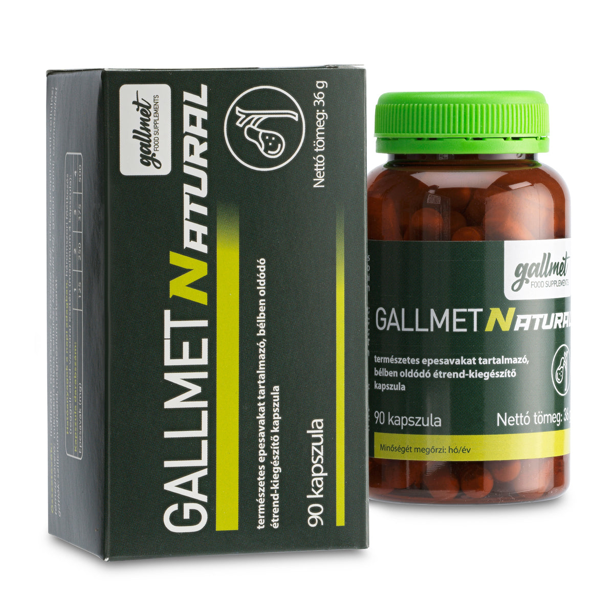Gallmet Natural bile acid capsule • 90 pcs.