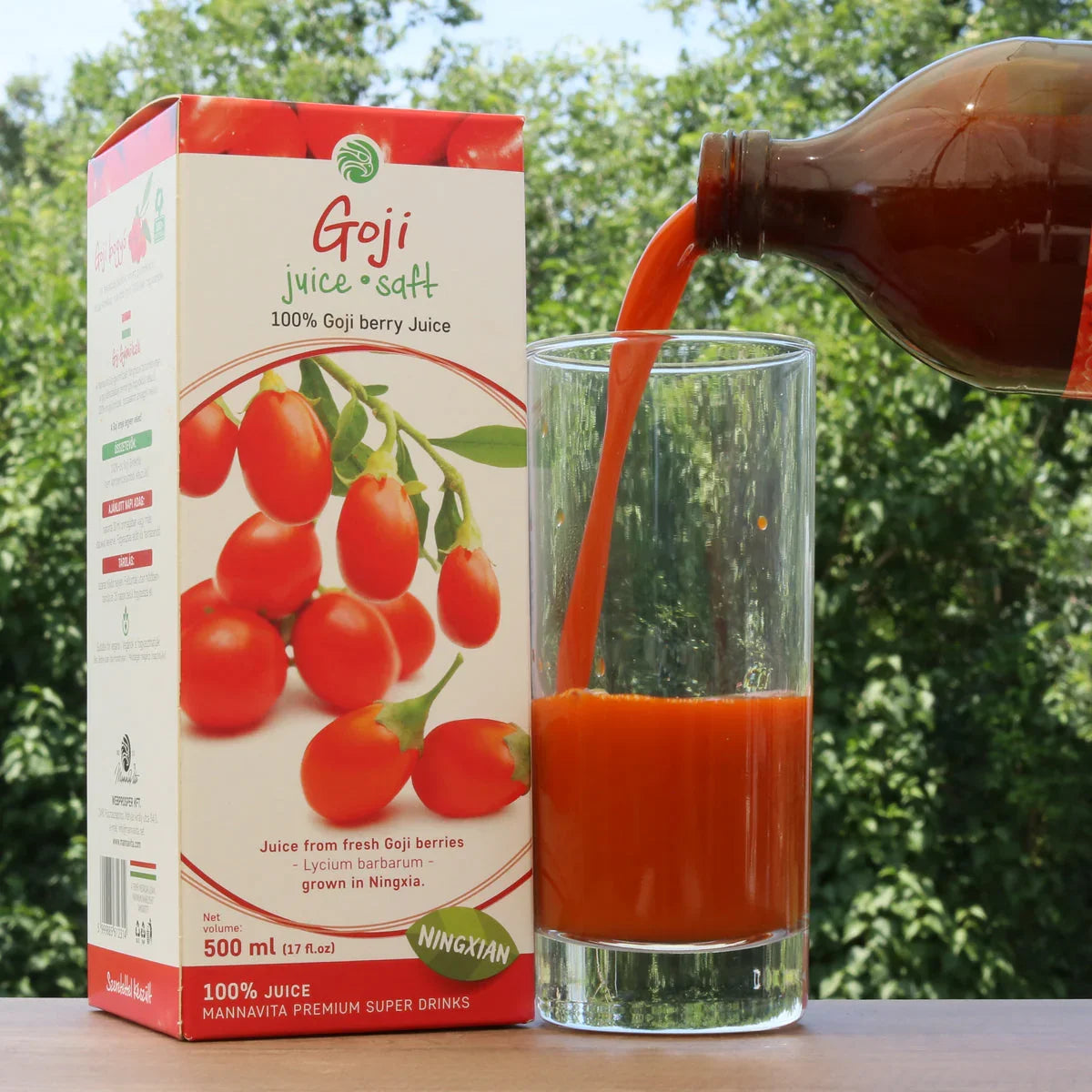 Mannavita Goji berry 100% pure pressed juice • 500 ml - Mannavita