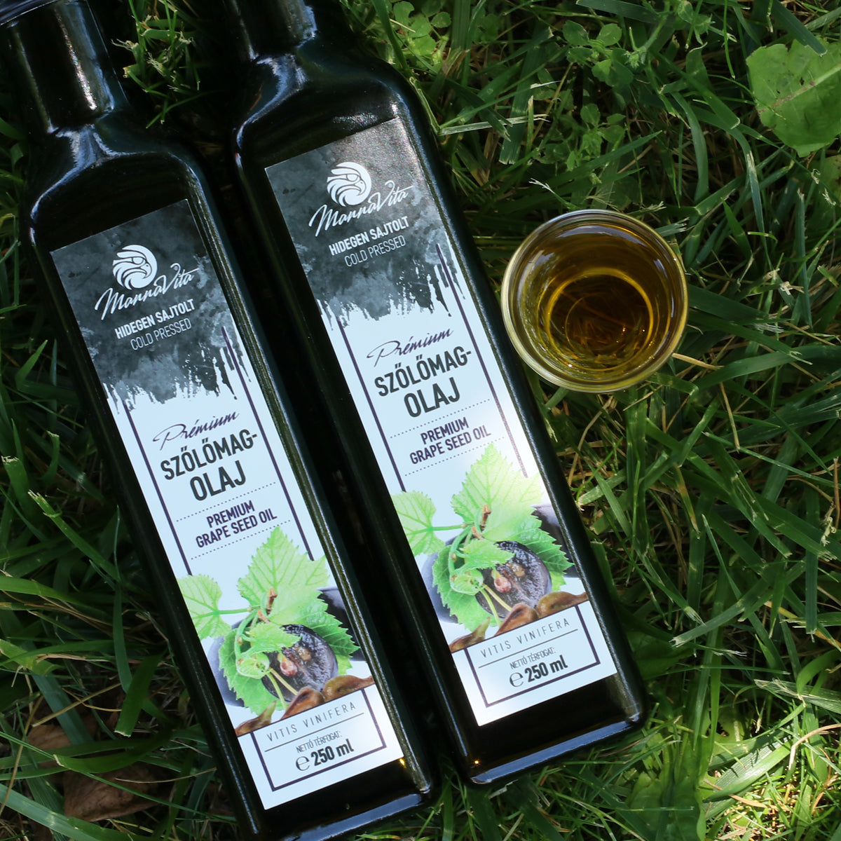 Mannavita Hungarian cold-pressed Grapeseed oil • 250 ml