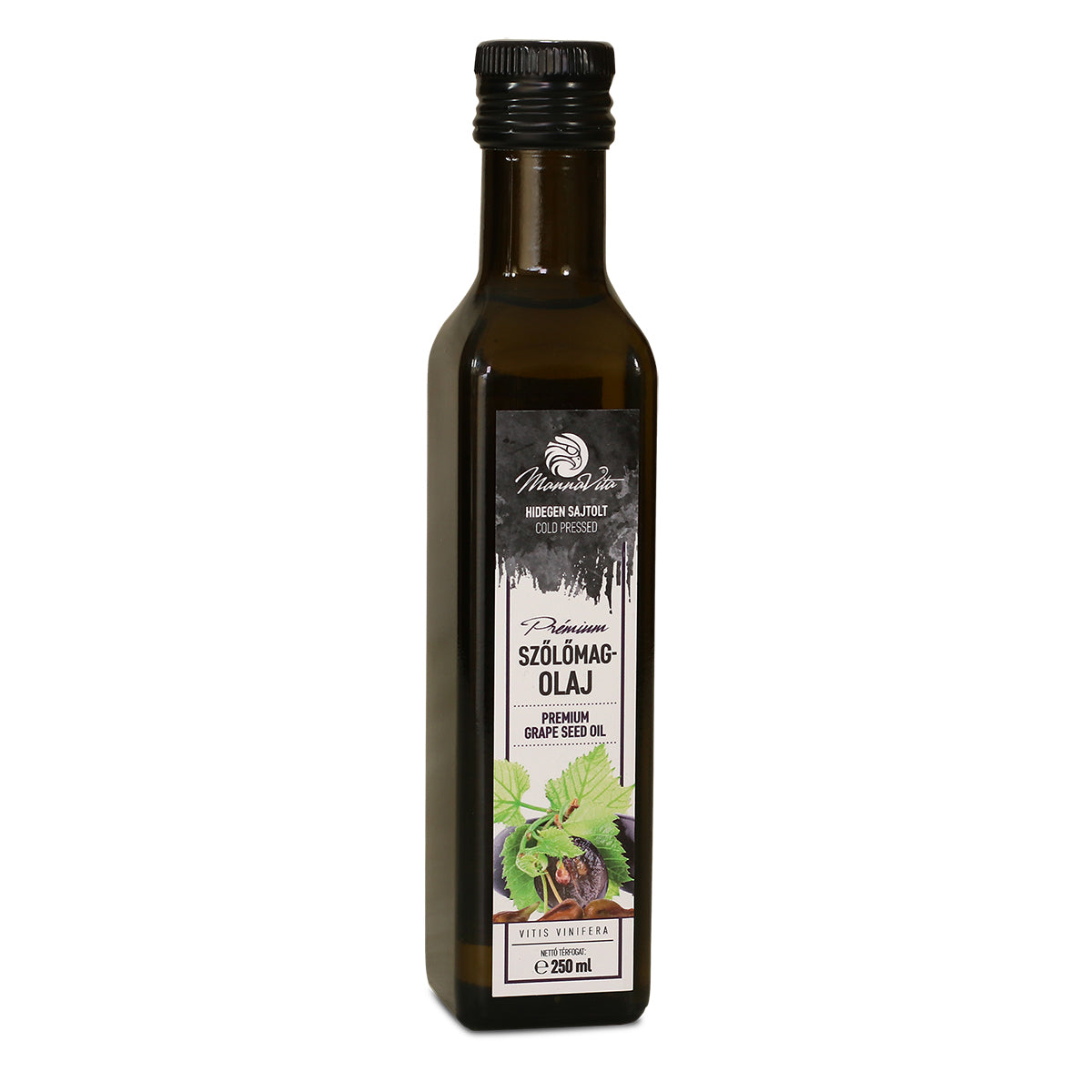 Mannavita Hungarian cold-pressed Grapeseed oil • 250 ml