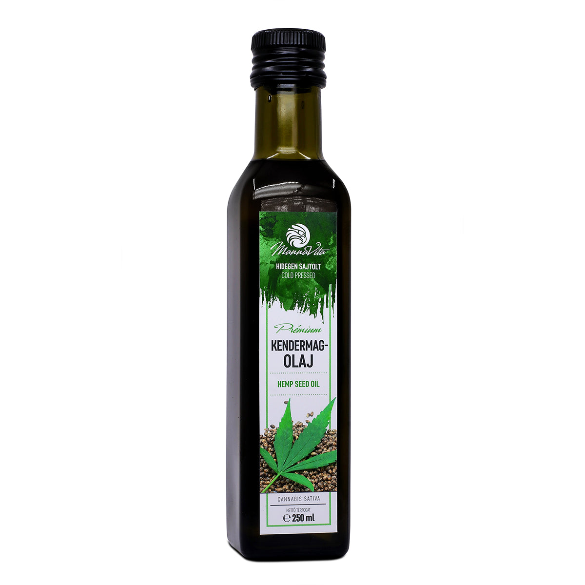 Mannavita cold-pressed Hemp oil • 250 ml