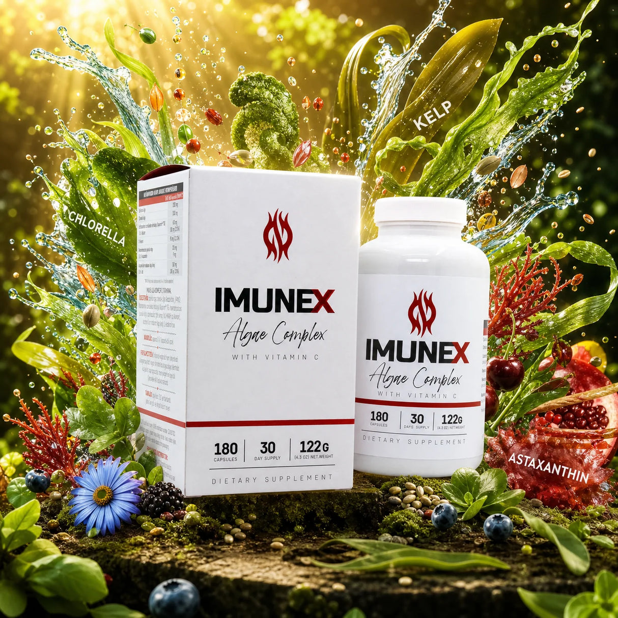 IMUNEX algae complex • with 5 algae • 180 capsules