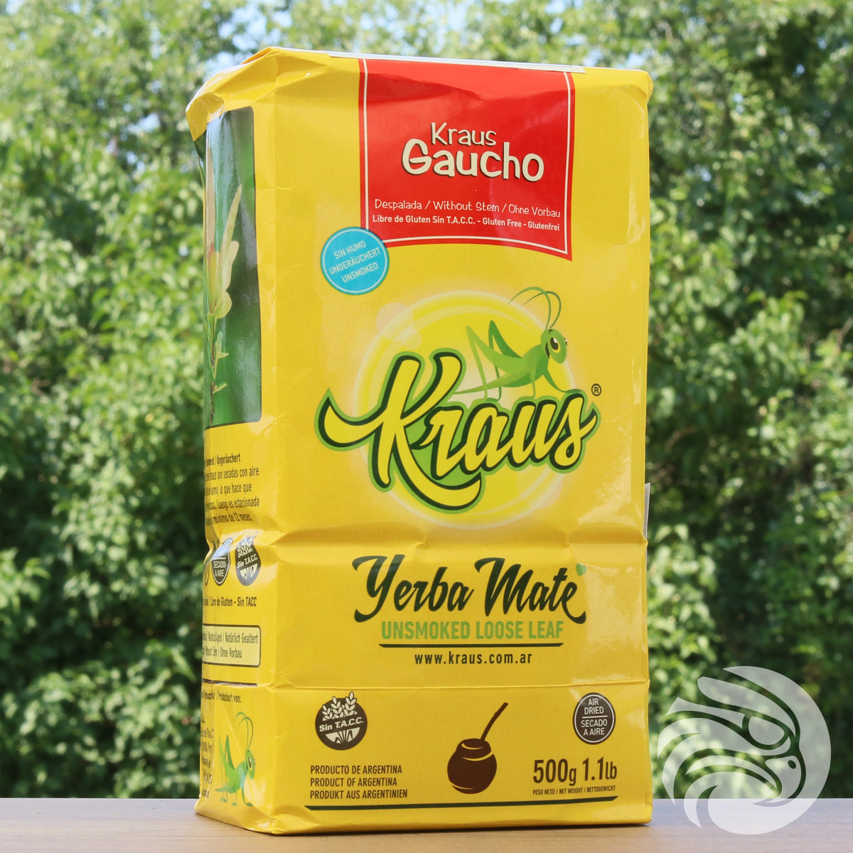 Kraus yerba mate • Gaucho, Sin palo - Without stems • 500 g