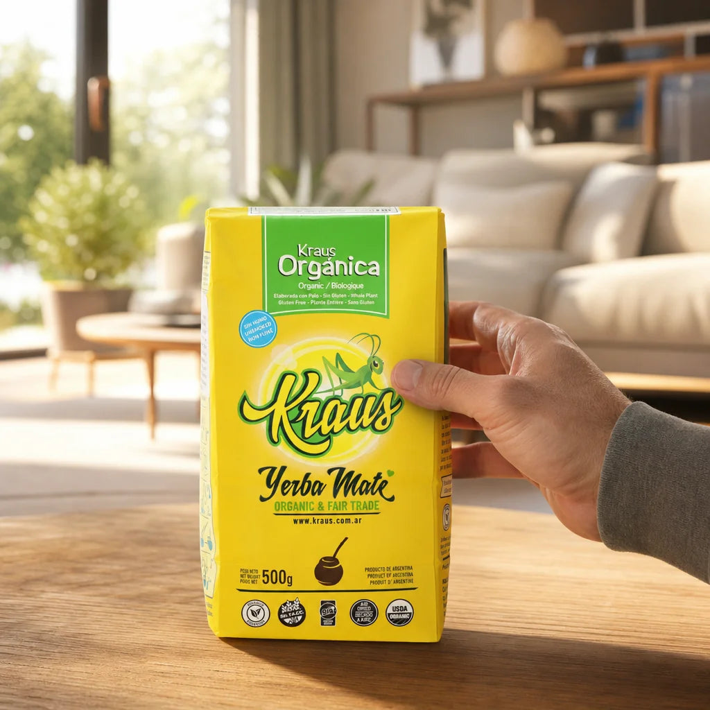 Kraus yerba mate tea • Silvestre, MINT • 500 g