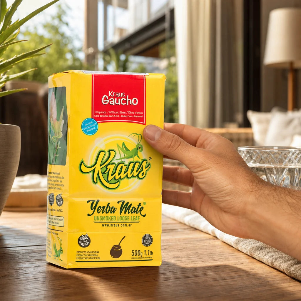 Kraus yerba mate tea • Silvestre, MINT • 500 g
