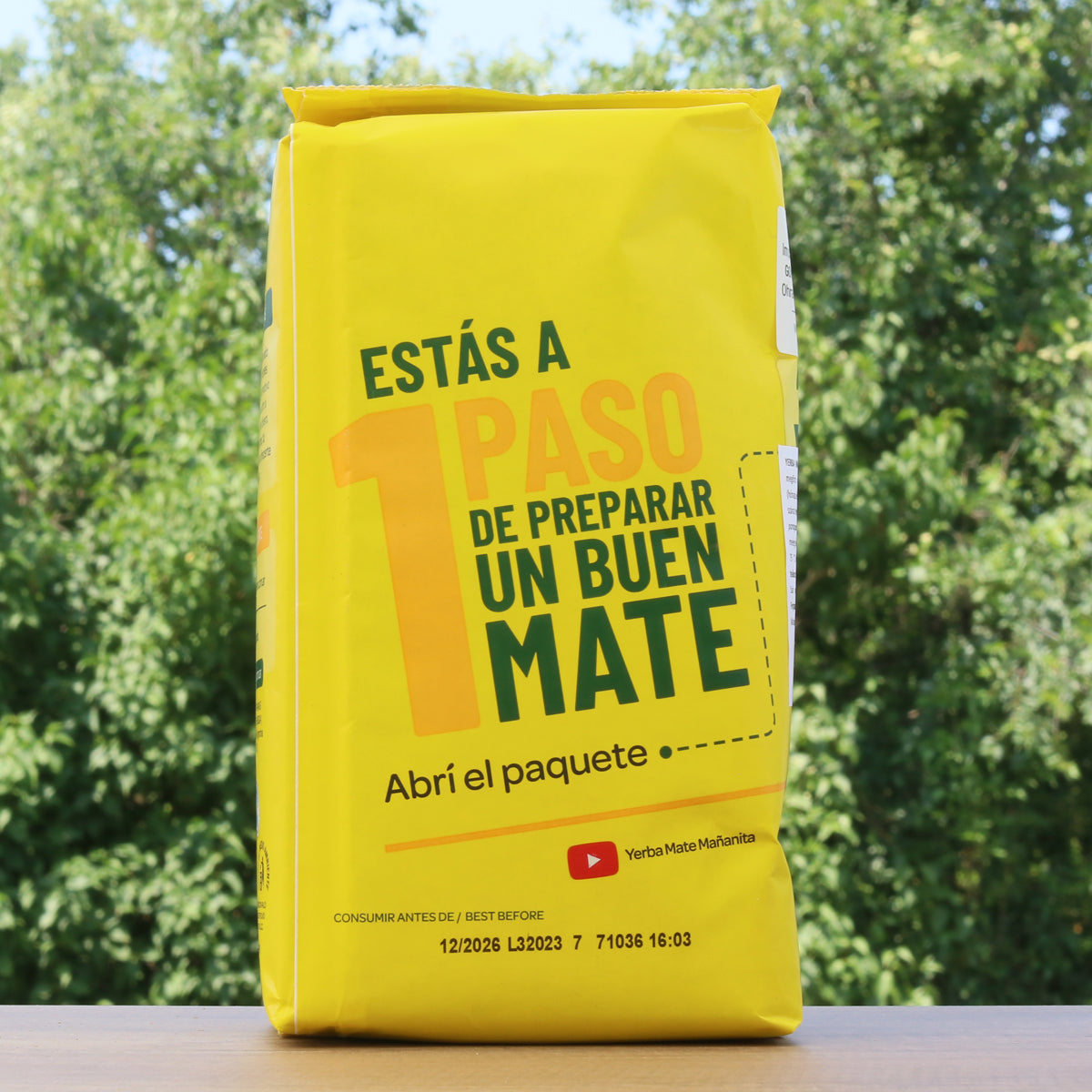 Mañanita yerba mate tea • Elaborada con palo • 500 g