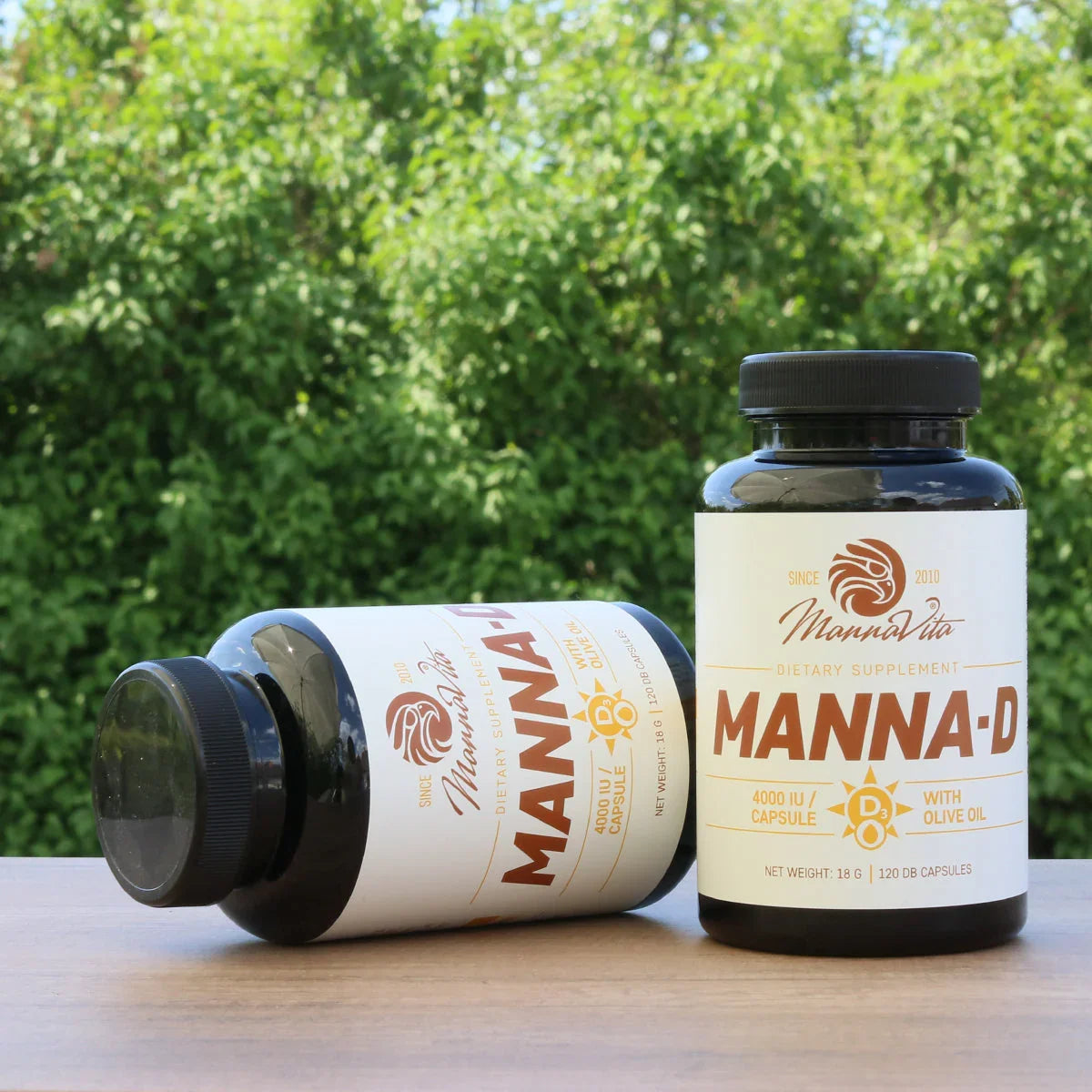 MANNA-D D3 Vitamin in olive oil 4000 IU • 120 capsules - Mannavita