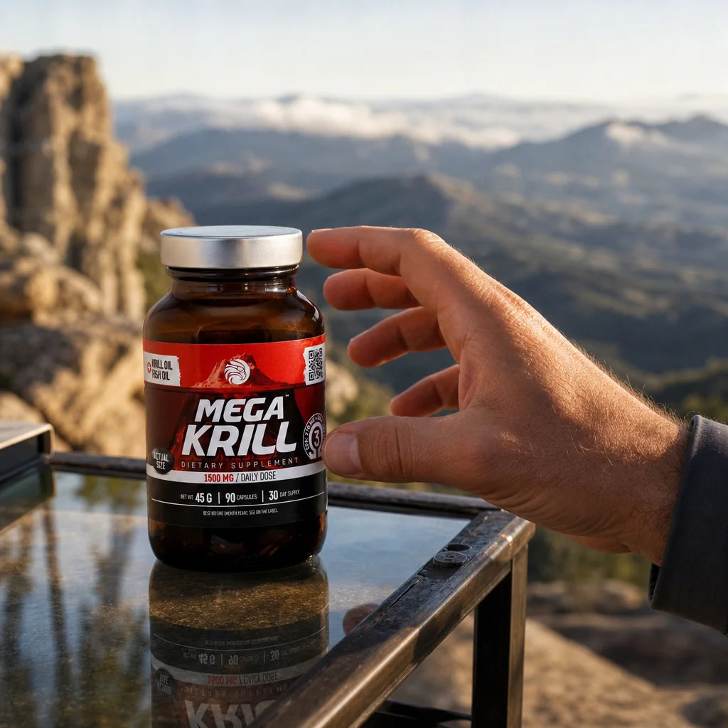 MegaKRILL 1500 mg krill oil + fish oil • 90 capsules