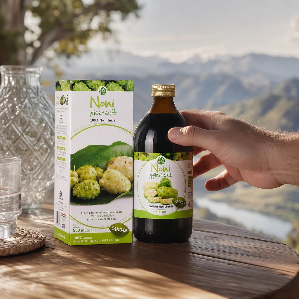 Mannavita Noni 100% pure pressed juice • 500 ml