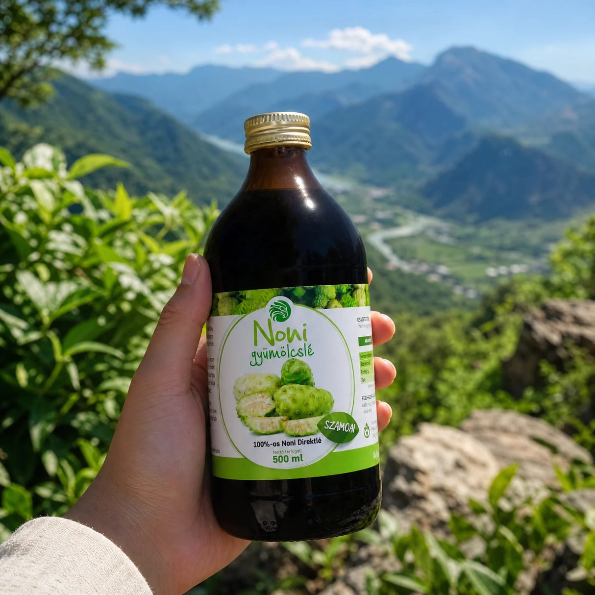 Mannavita Noni 100% pure pressed juice • 500 ml