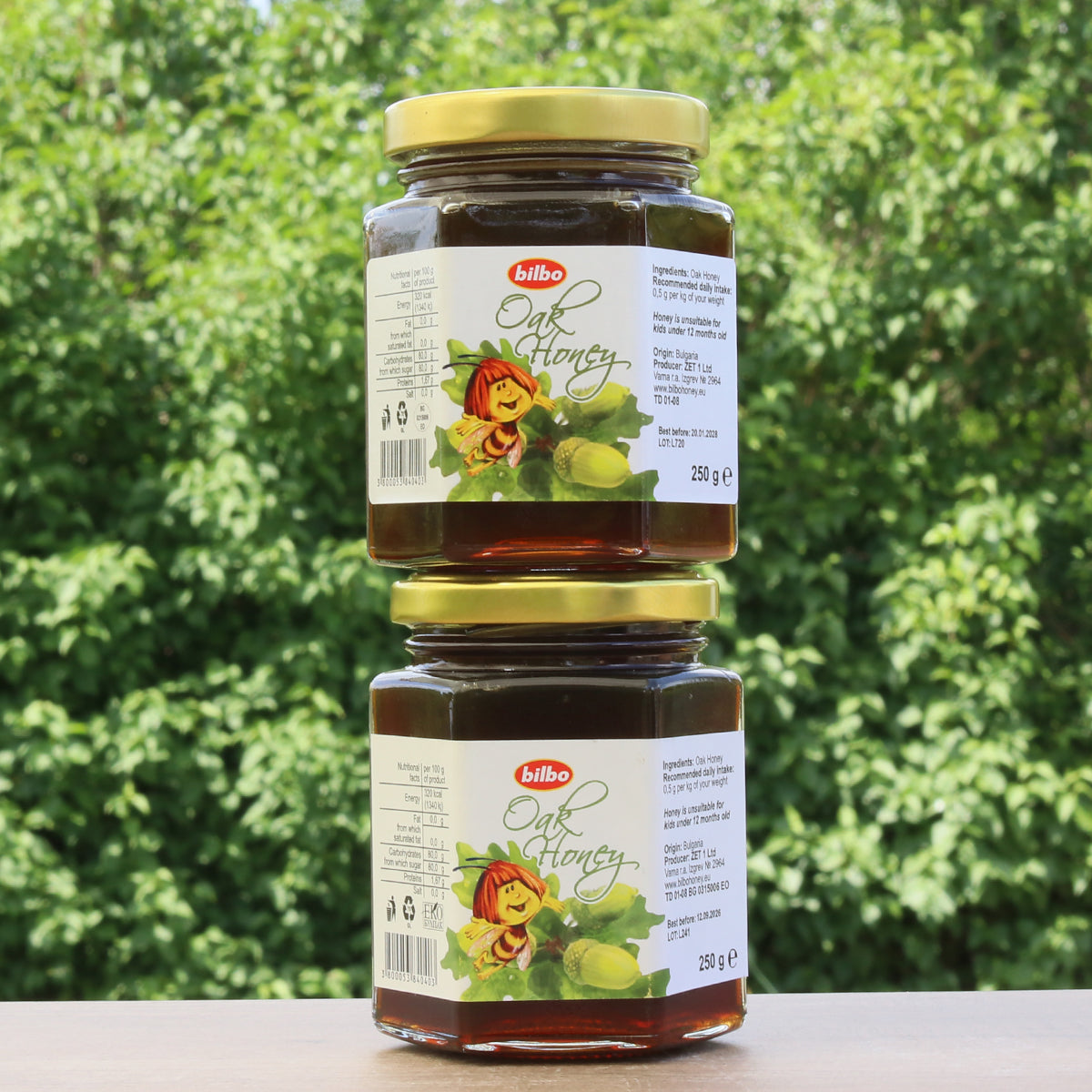Bilbo raw Oak honey • 250 g