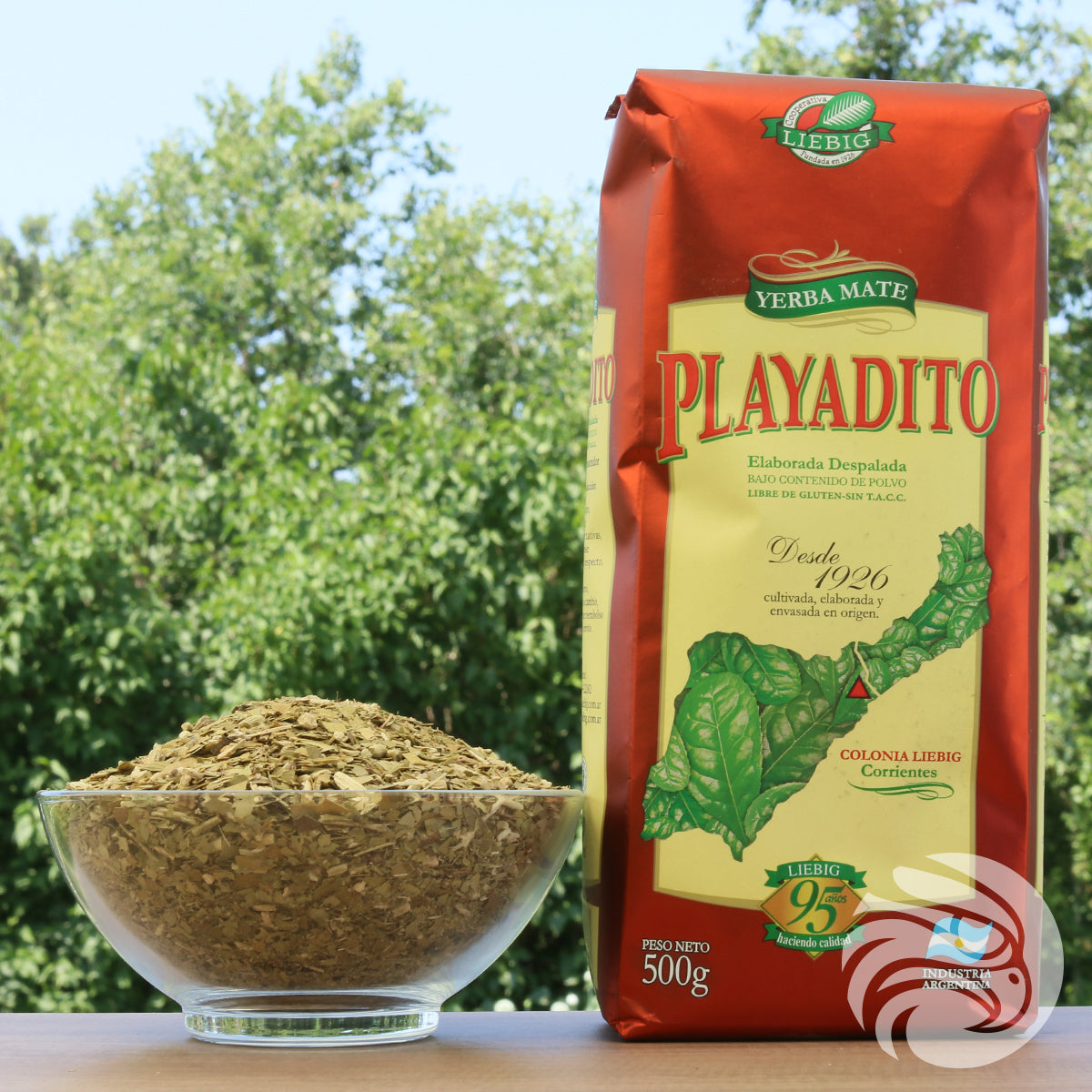 Playadito yerba mate • Elaborada DESPALADA • 500 g
