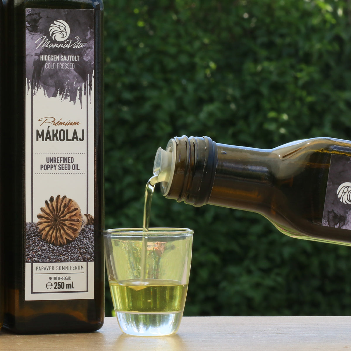 Mannavita Hungarian cold-pressed Poppy seed oil • 250 ml