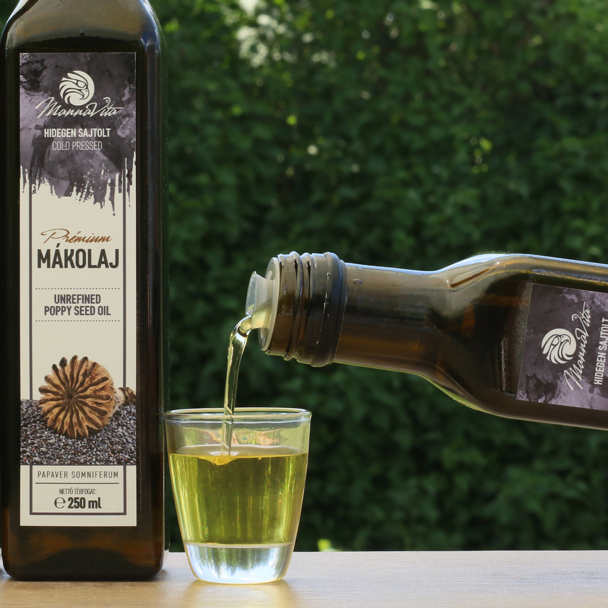 Mannavita Hungarian cold-pressed Poppy seed oil • 250 ml