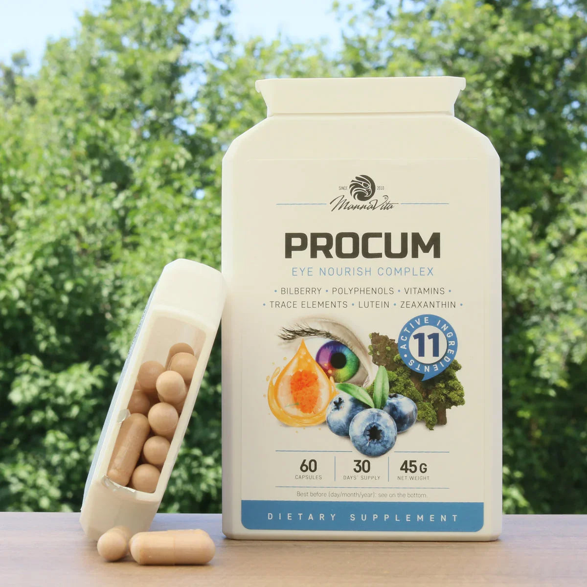 PrOcum Eye strengthening complex • 60 capsules - Mannavita