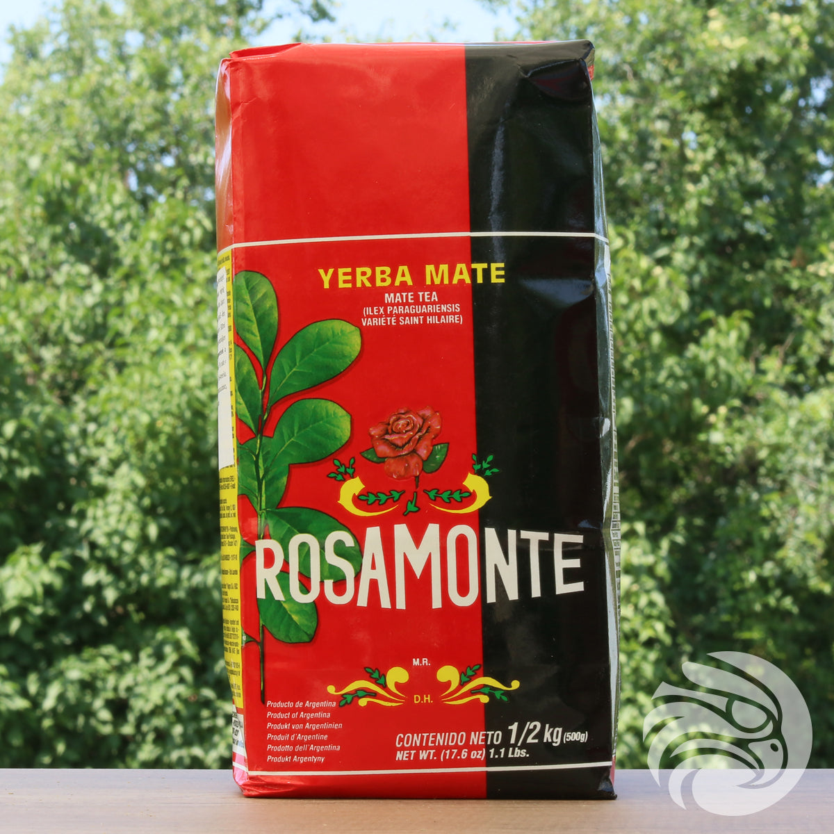 Rosamonte yerba mate tea • Elaborada con palo • 500 g