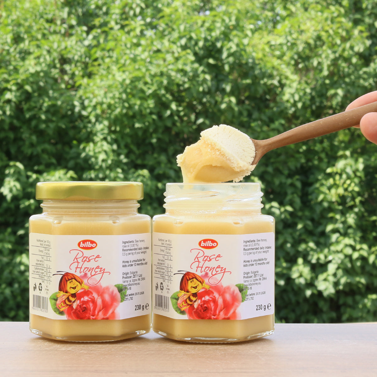 Bilbo raw Rose honey • 230 g