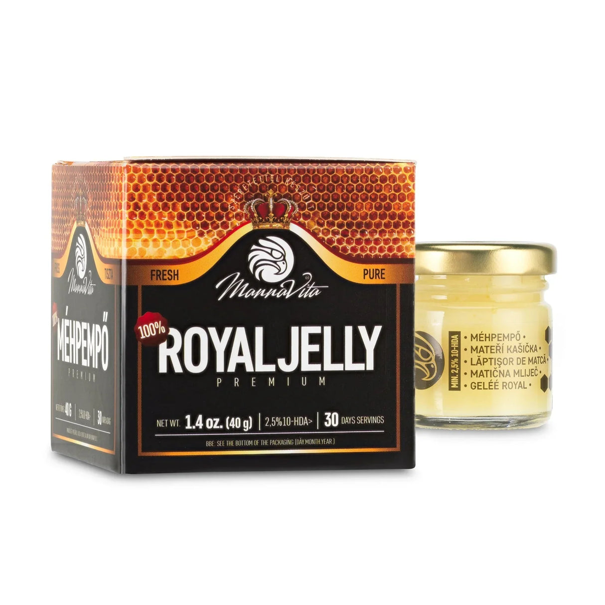Mannavita Premium Royal jelly • 2.5% 10-HDA • 40g - Mannavita
