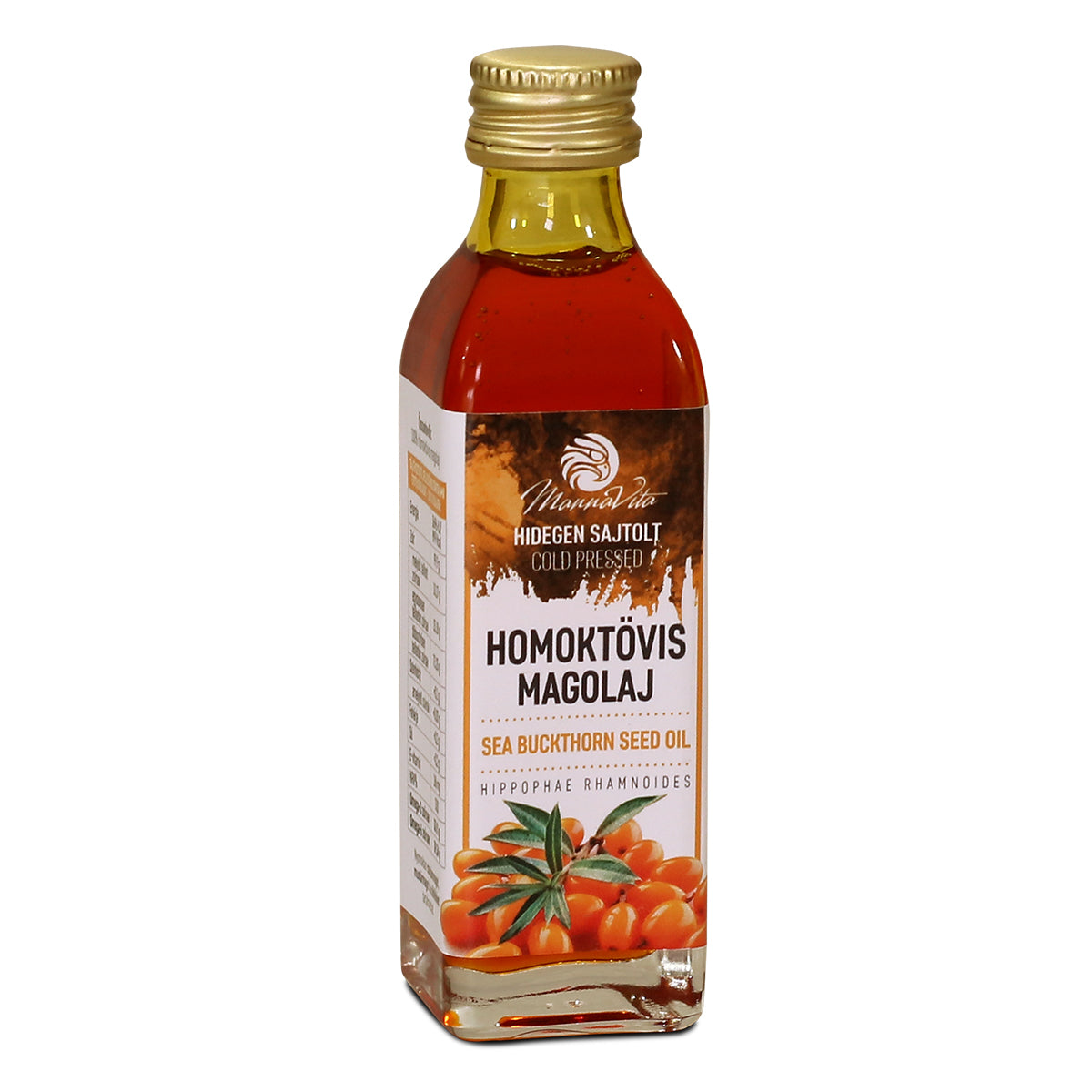 Mannavita Hungarian cold-pressed Sea Buckthorn seed oil • 40 ml
