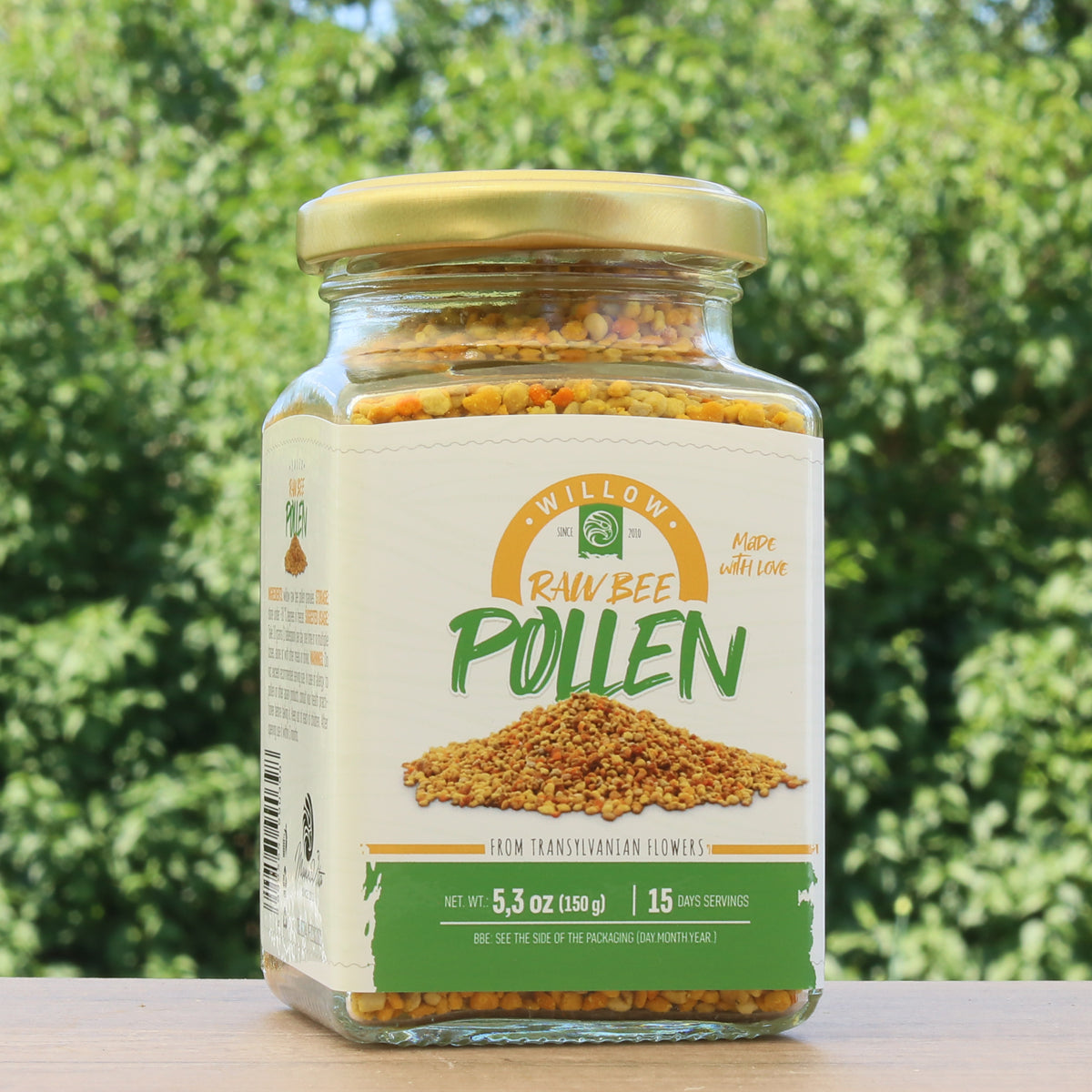 Mannavita raw Willow bee pollen • 150g
