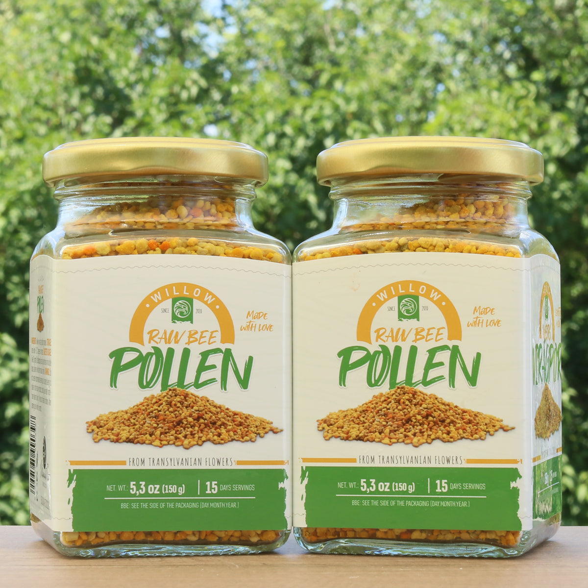 Mannavita raw Willow bee pollen • 150g