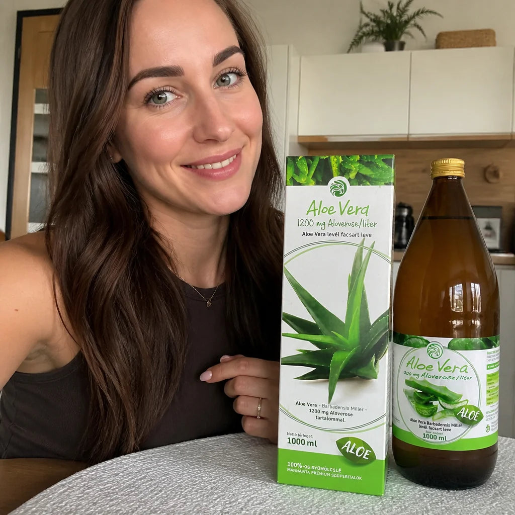 Mannavita Aloe vera 100% pure pressed juice • 1000 ml