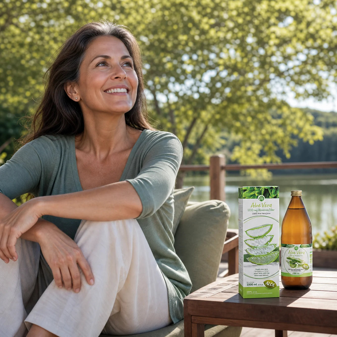 Mannavita Aloe vera 100% pure pressed juice • 1000 ml