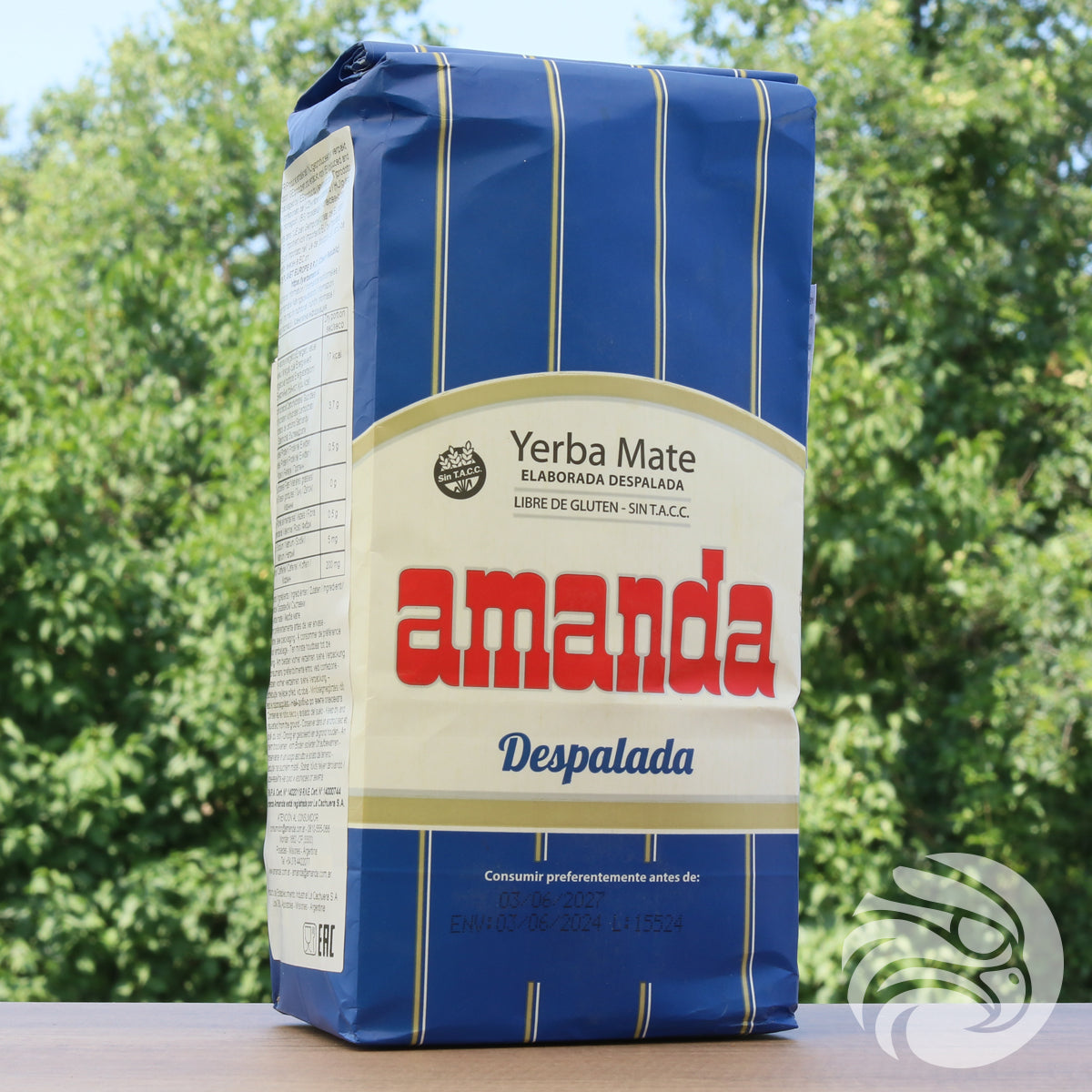 Amanda yerba mate tea • Without stems - Sin palo • 500 g