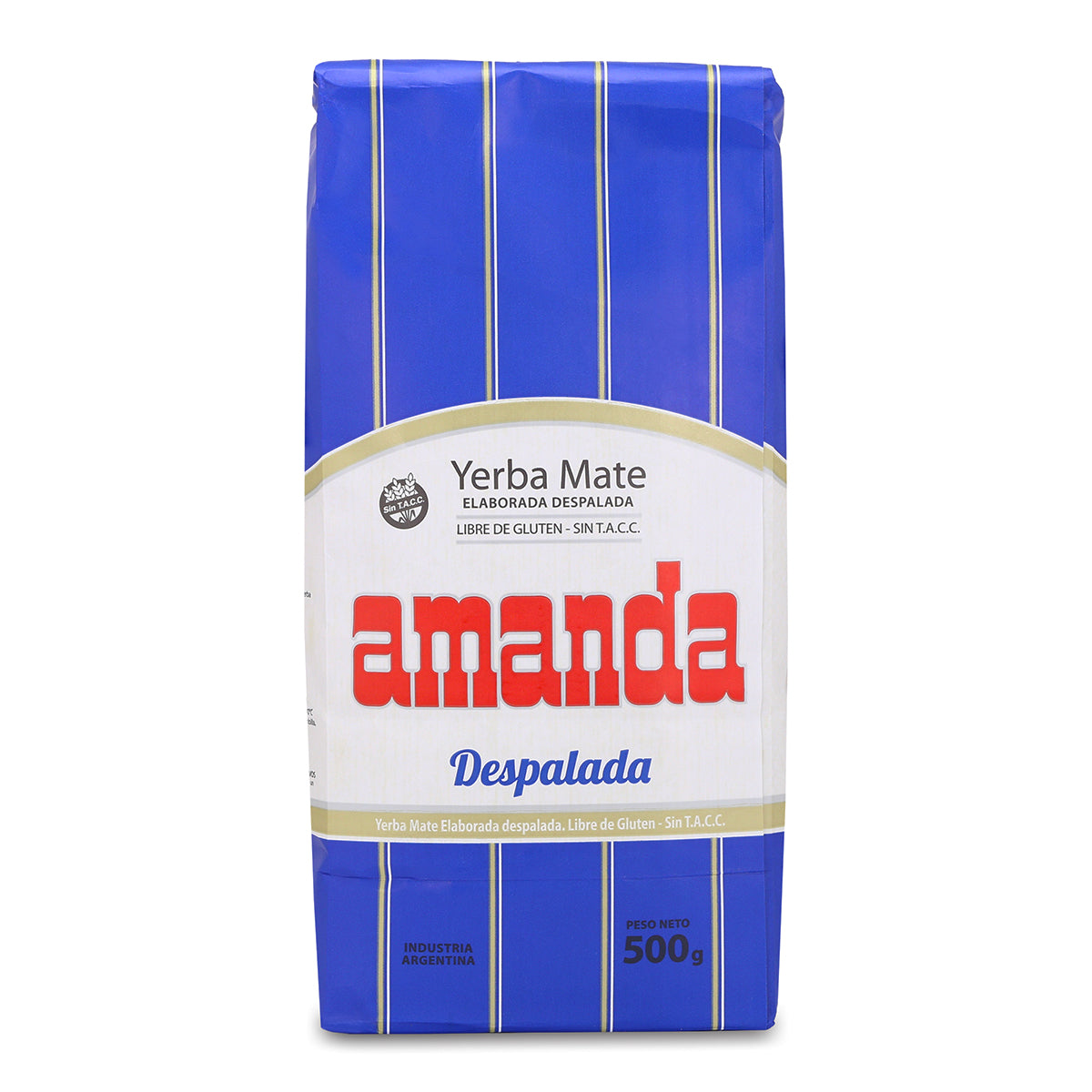 Amanda yerba mate tea • Without stems - Sin palo • 500 g