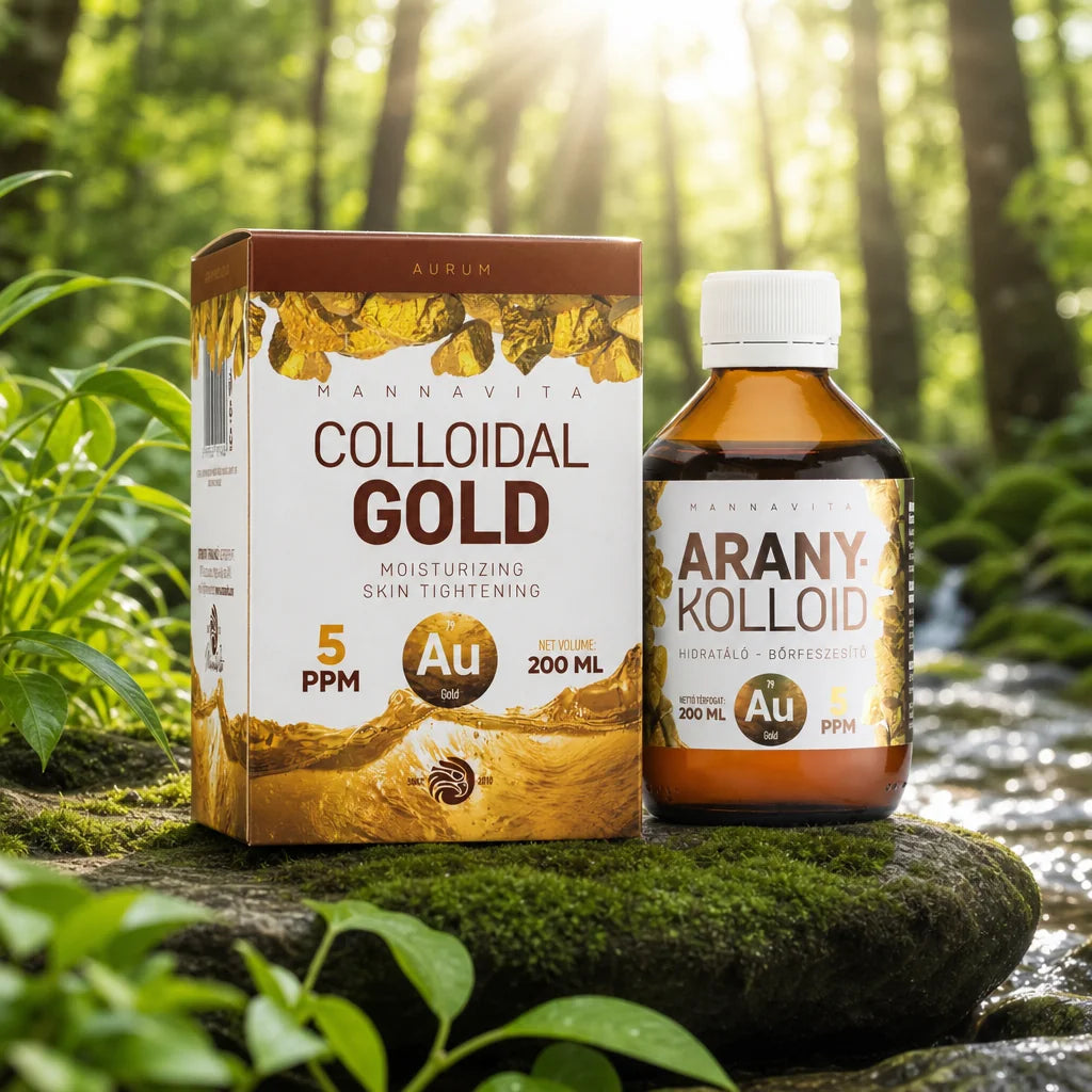 Mannavita Colloidal Gold 5 PPM • 200 ml