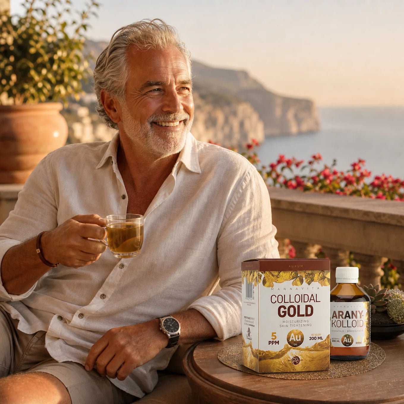 Mannavita Colloidal Gold 5 PPM • 200 ml