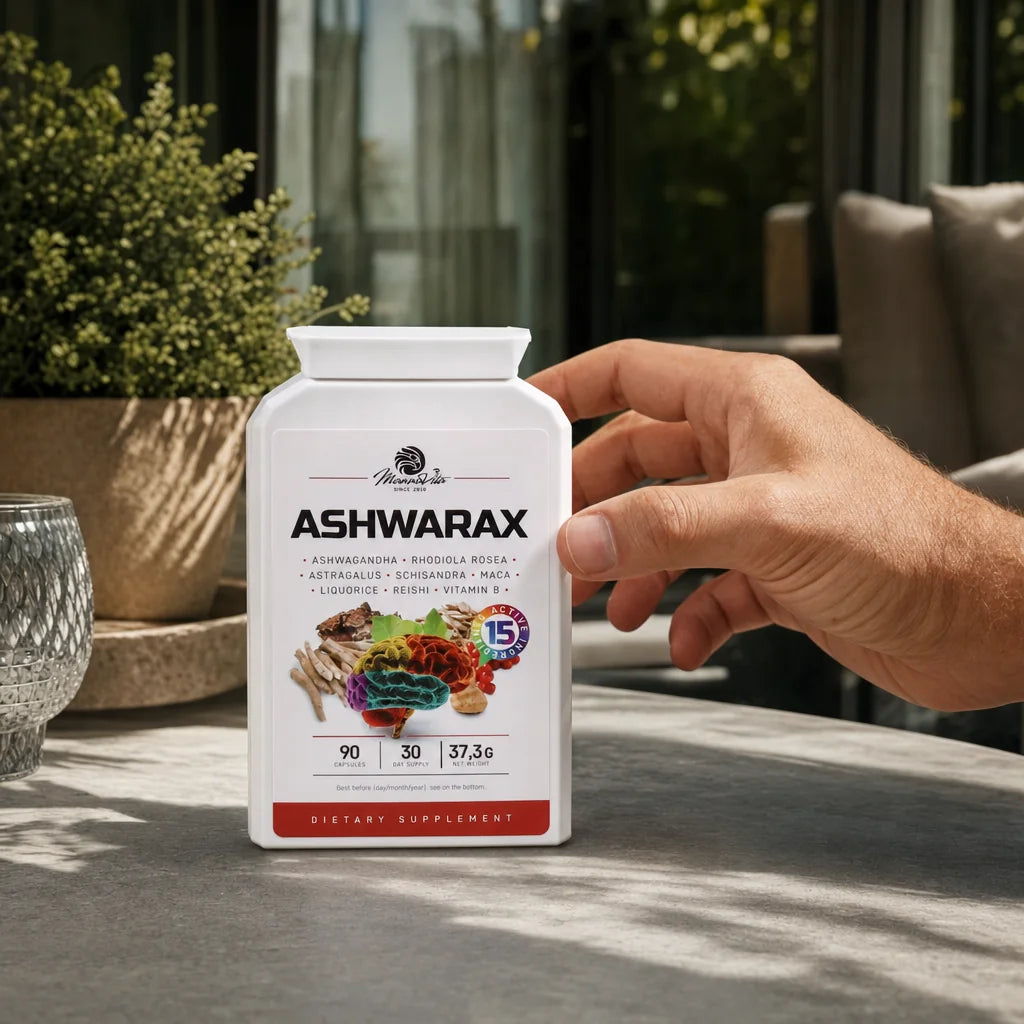 Ashwarax for anxiety, panic & insomnia relief • 90 capsules