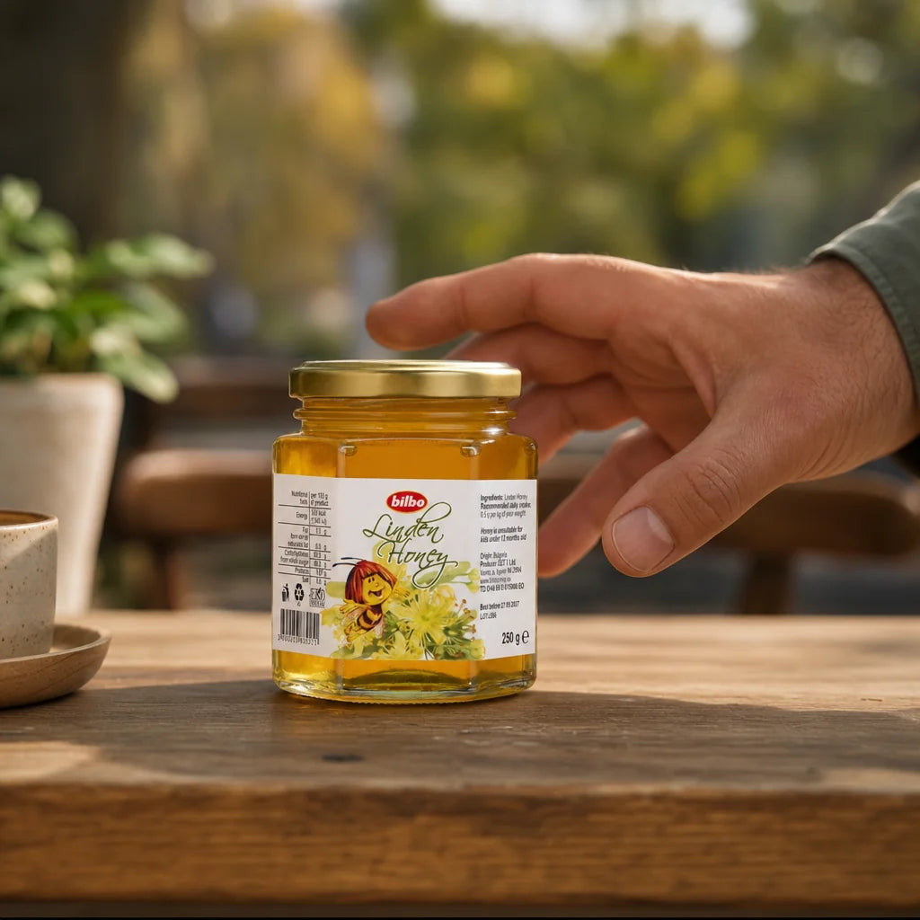 Bilbo raw Linden honey • 250 g