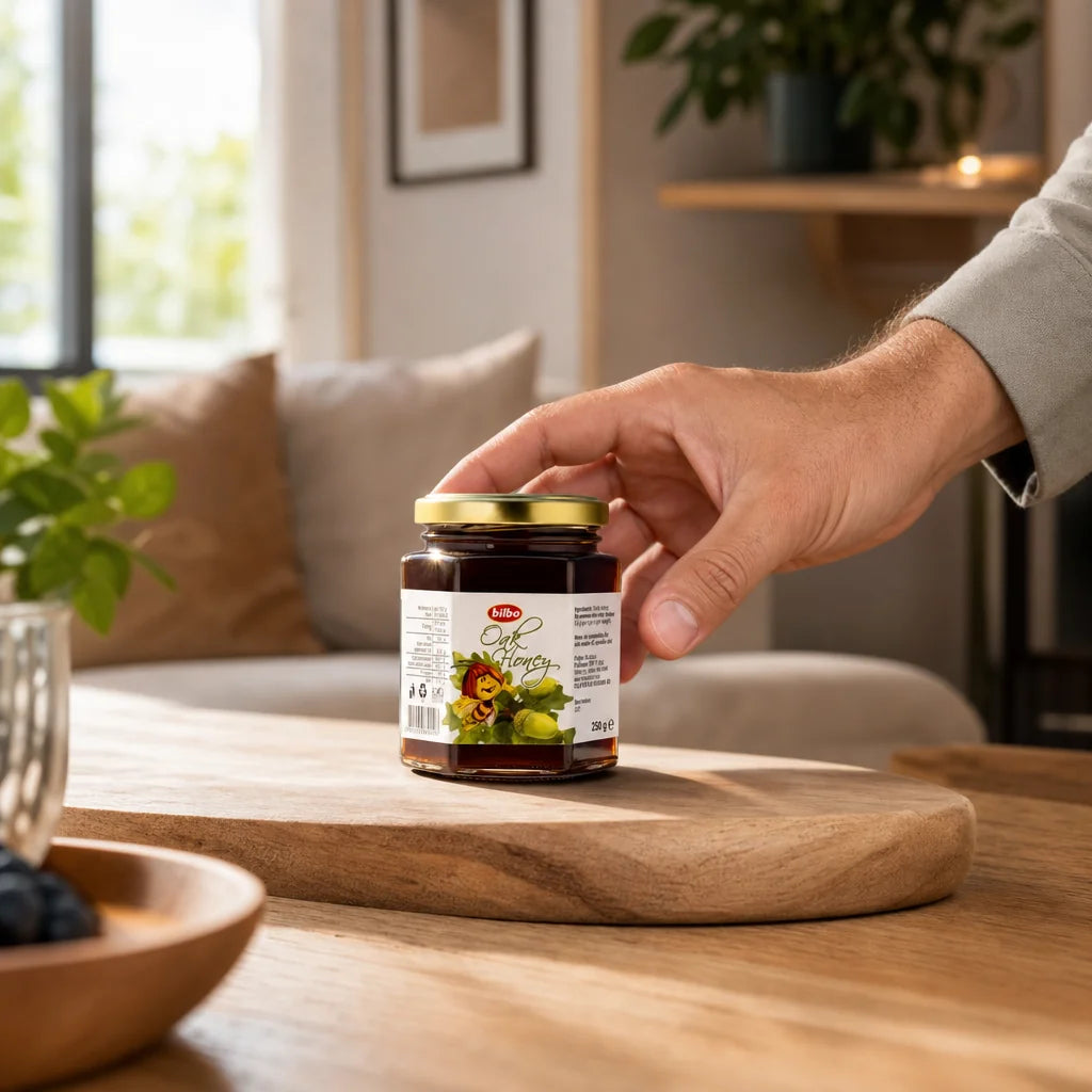Bilbo raw Cocoa honey • 250 g