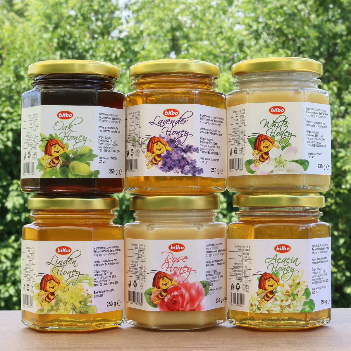 Bilbo raw Rose honey • 230 g