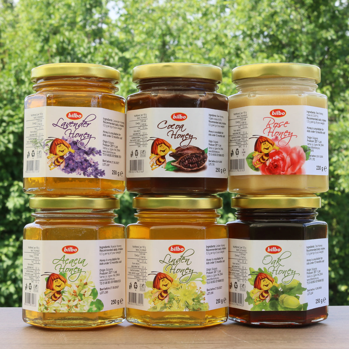 Bilbo raw White honey • 230 g