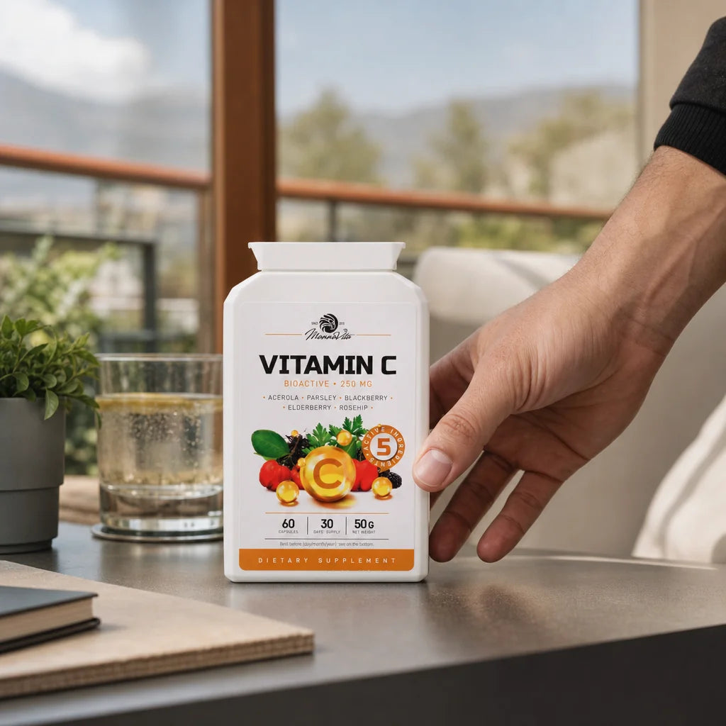 Mannavita Vitamin C complex • 250 mg bioactive • 60 capsules