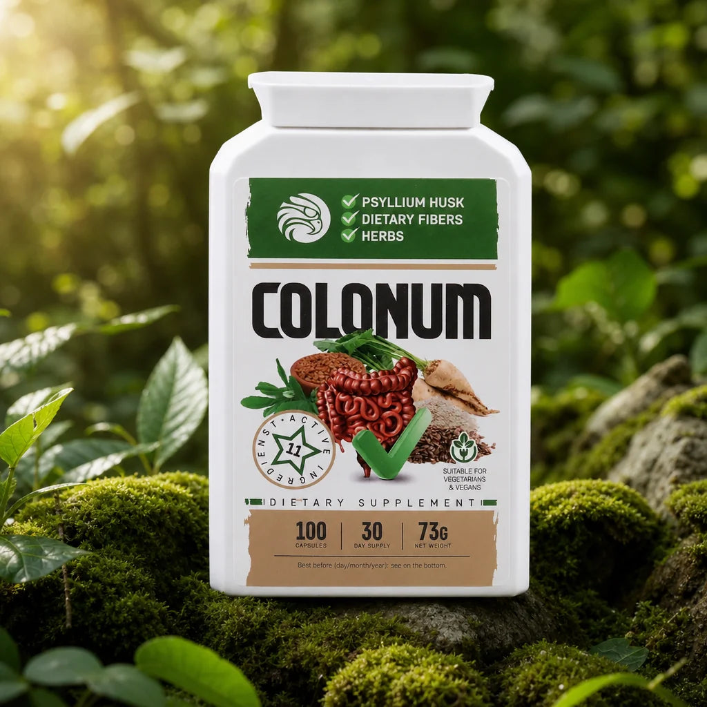 COLONUM colon cleansing & gut restore capsules • 100 capsules