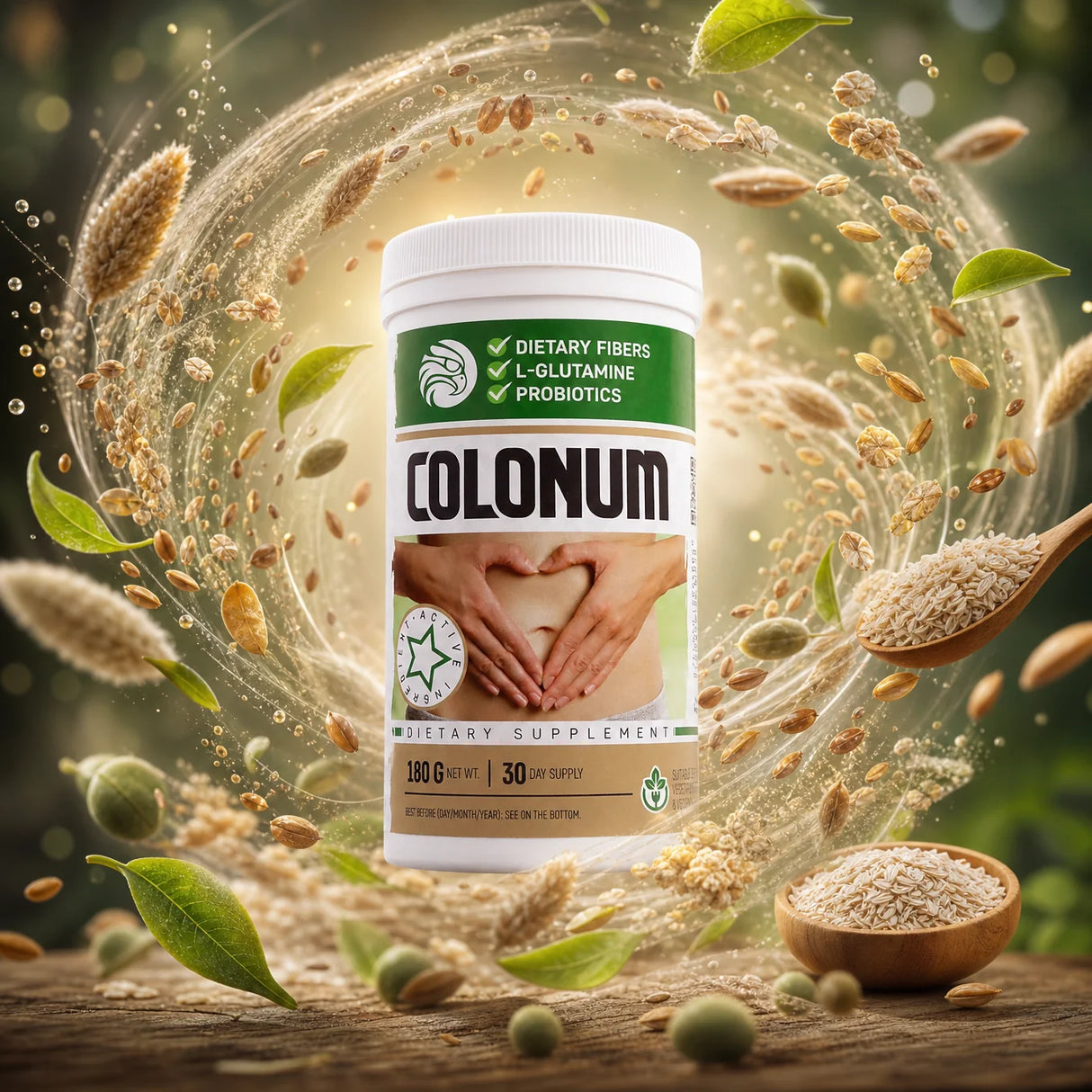 COLONUM colon cleanse & gut restore powder • 180g