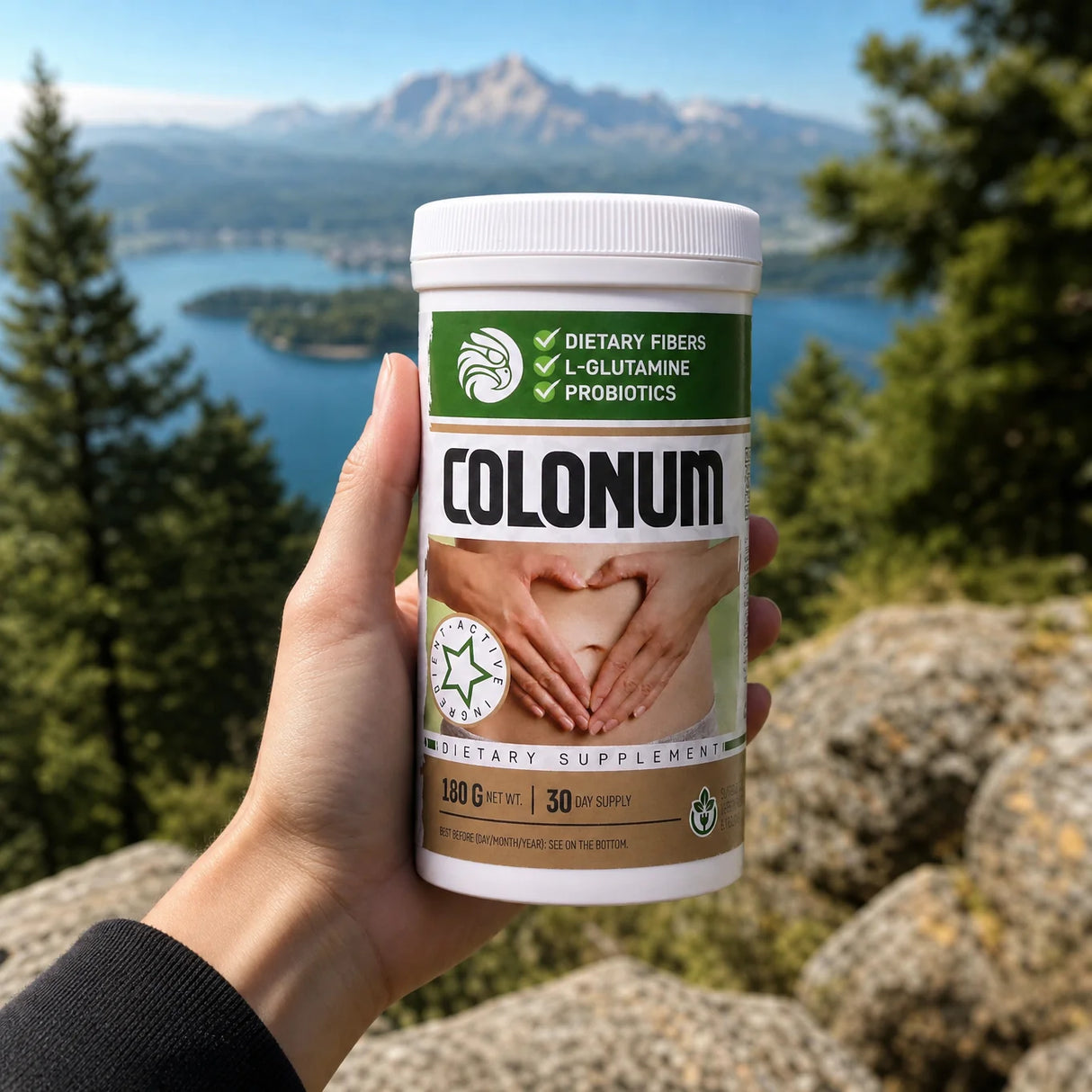 COLONUM colon cleanse & gut restore powder • 180g
